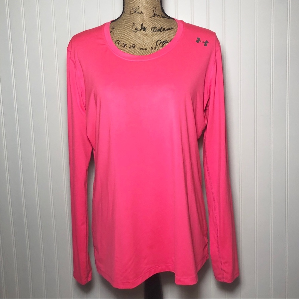 Under Armour pink long sleeve size XL